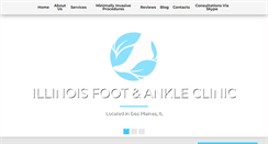 Desktop Screenshot of ilfootclinic.com